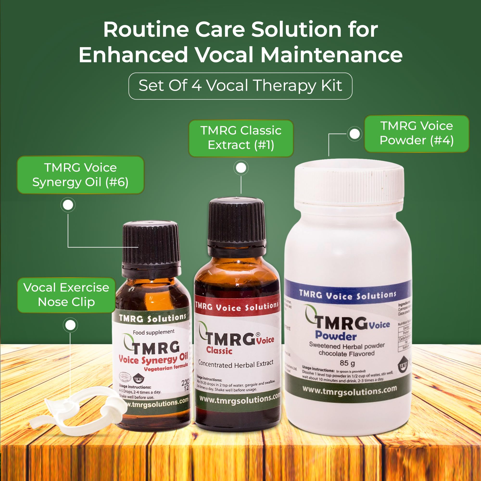 TMRG Powerful Vocal Recovery Kit - Large | Premium Herbal Remedy for Vocal Health & Recovery