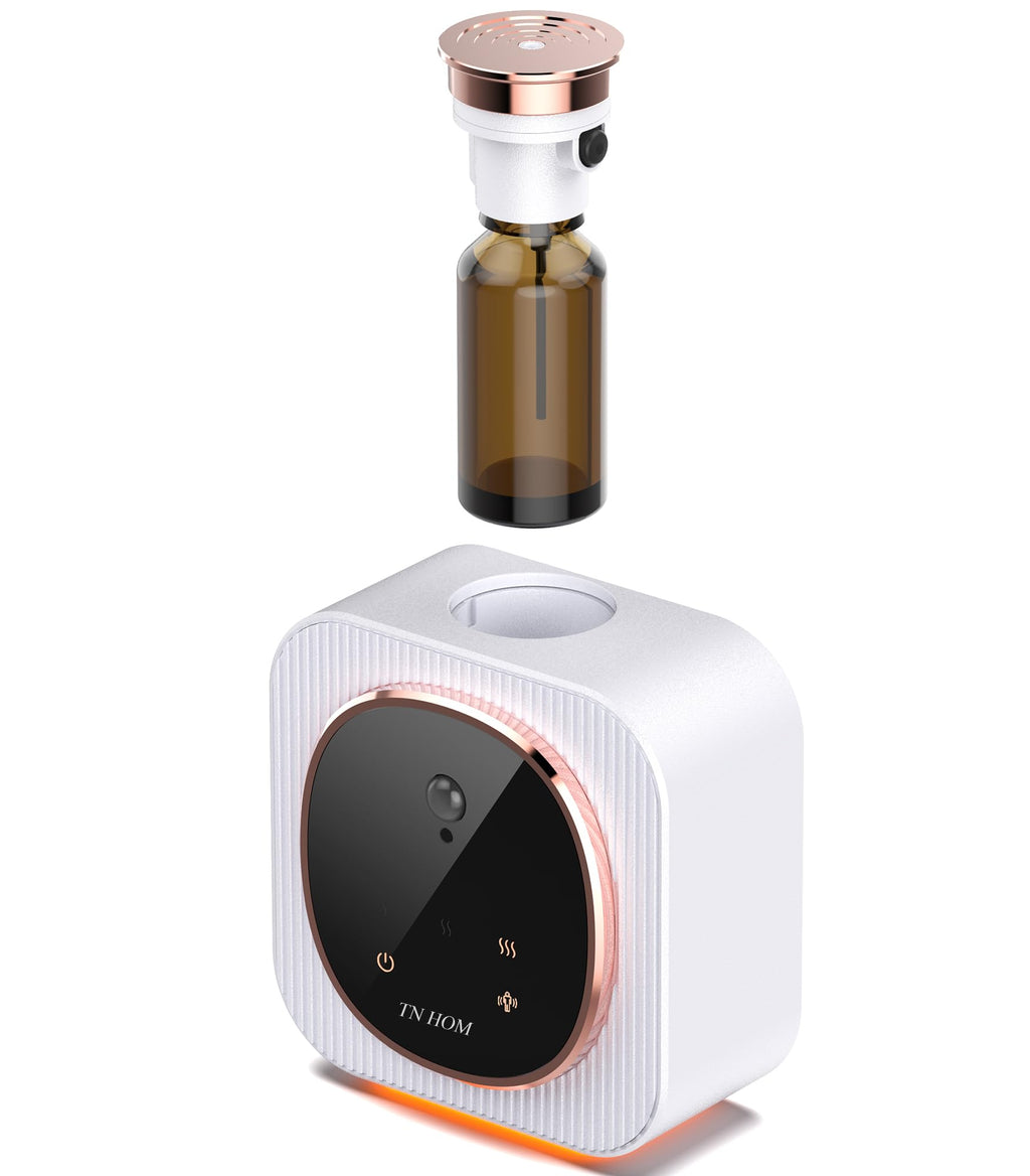 TN HOM Waterless Diffuser for Essential Oil — Smart Sensing Cordless Aroma Diffuser