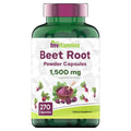 tnvitamins Beet Root Capsules 1,500 mg per Serving | 270 Capsules | Beet Root Powder Extract | Non-GMO & Gluten-Free | Made in USA