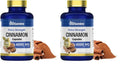 tnvitamins Cinnamon Capsules 4000 mg Equivalent – Cassia & Ceylon Blend, USA Made, 2-Pack