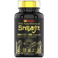 tnvitamins Shilajit Capsules 2400 MG – 180 Caps | Pure Himalayan Shilajit Resin | Non-GMO
