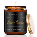 Putart Toasted Coconut Soy Candle 9oz – Non-Toxic, Long-Lasting Fragrance, Luxury Jar