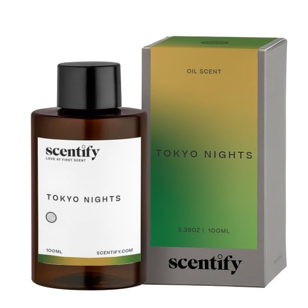 Scentify Tokyo Nights Aroma Oil Refill for Diffusers – 100ml (3.38oz)