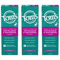 Tom’s of Maine Antiplaque and Whitening Fluoride Free Toothpaste - Fennel, 3 Pack, 4.5 oz