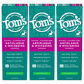 Tom’s of Maine Antiplaque & Whitening Fluoride Free Toothpaste Spearmint 3-Pack
