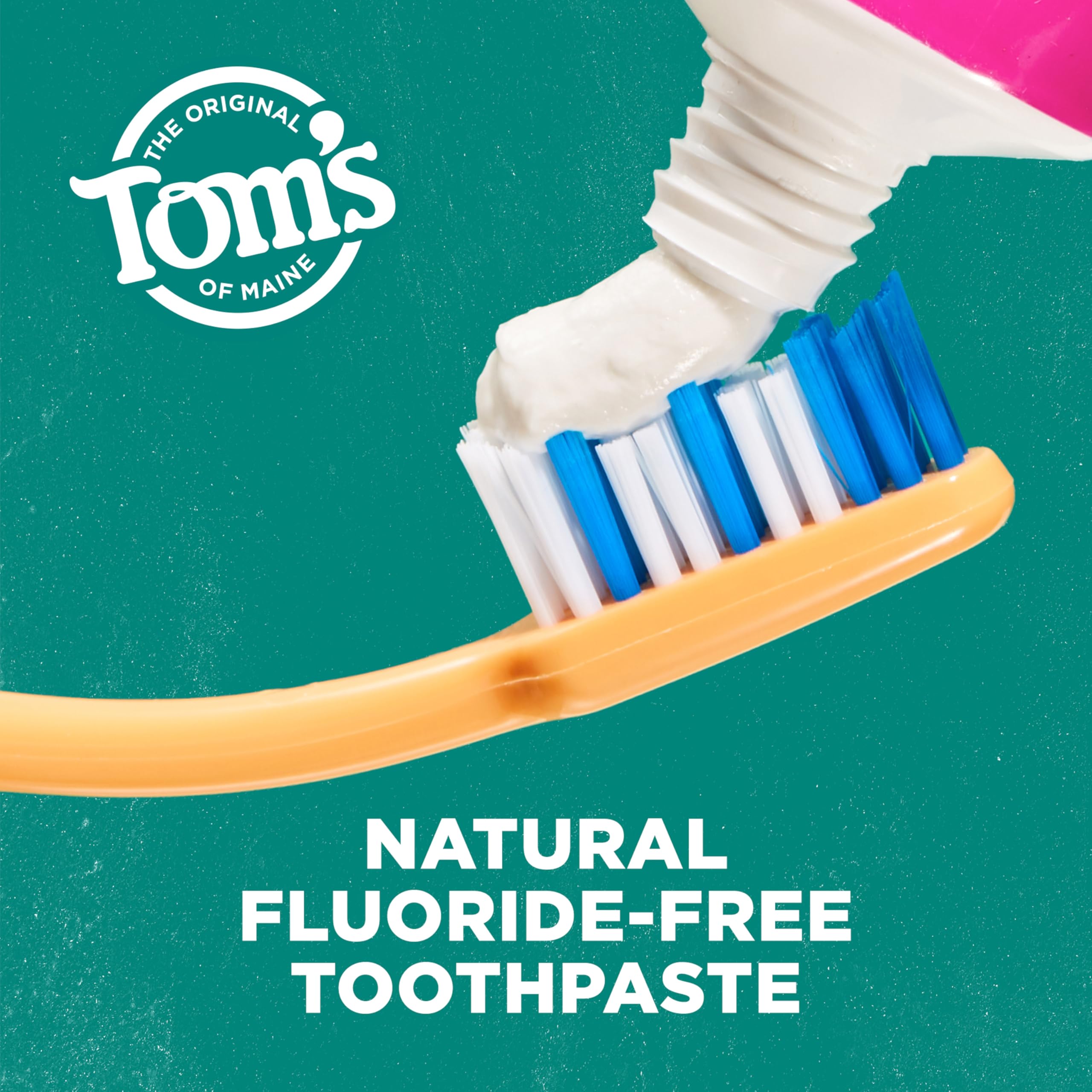 Tom's of Maine Antiplaque and Whitening Toothpaste - Fluoride Free, Fennel, 4.5 oz
