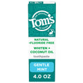 Tom's of Maine Whiten Plus Coconut Oil Fluoride Free Toothpaste - Natural Whitening (4 oz)