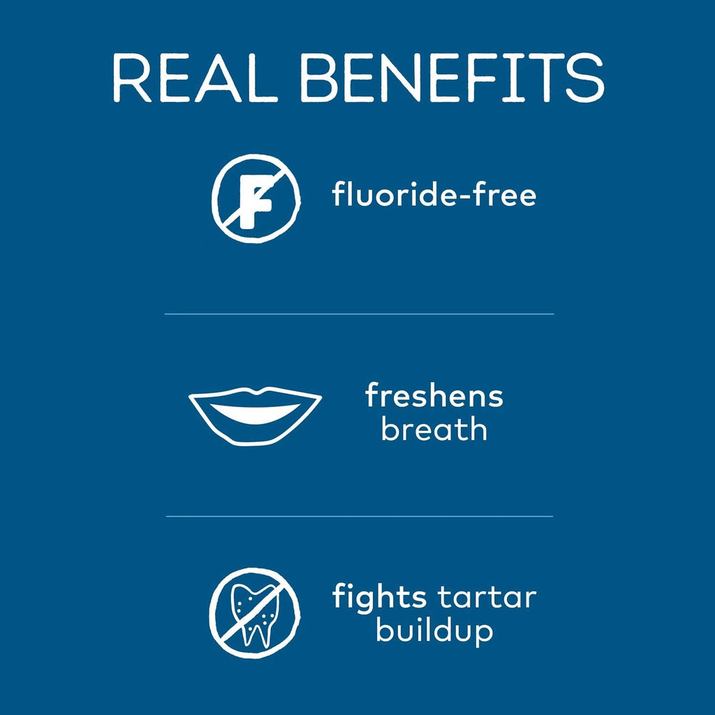 Tom's of Maine Fluoride-Free Antiplaque & Whitening Toothpaste – Peppermint, 5.5 oz, 4 pk