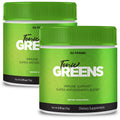 Tonic Greens Powder Vitamin Supplement – Advanced Formula, Natural Green Blend, BCAA | 2 Pack