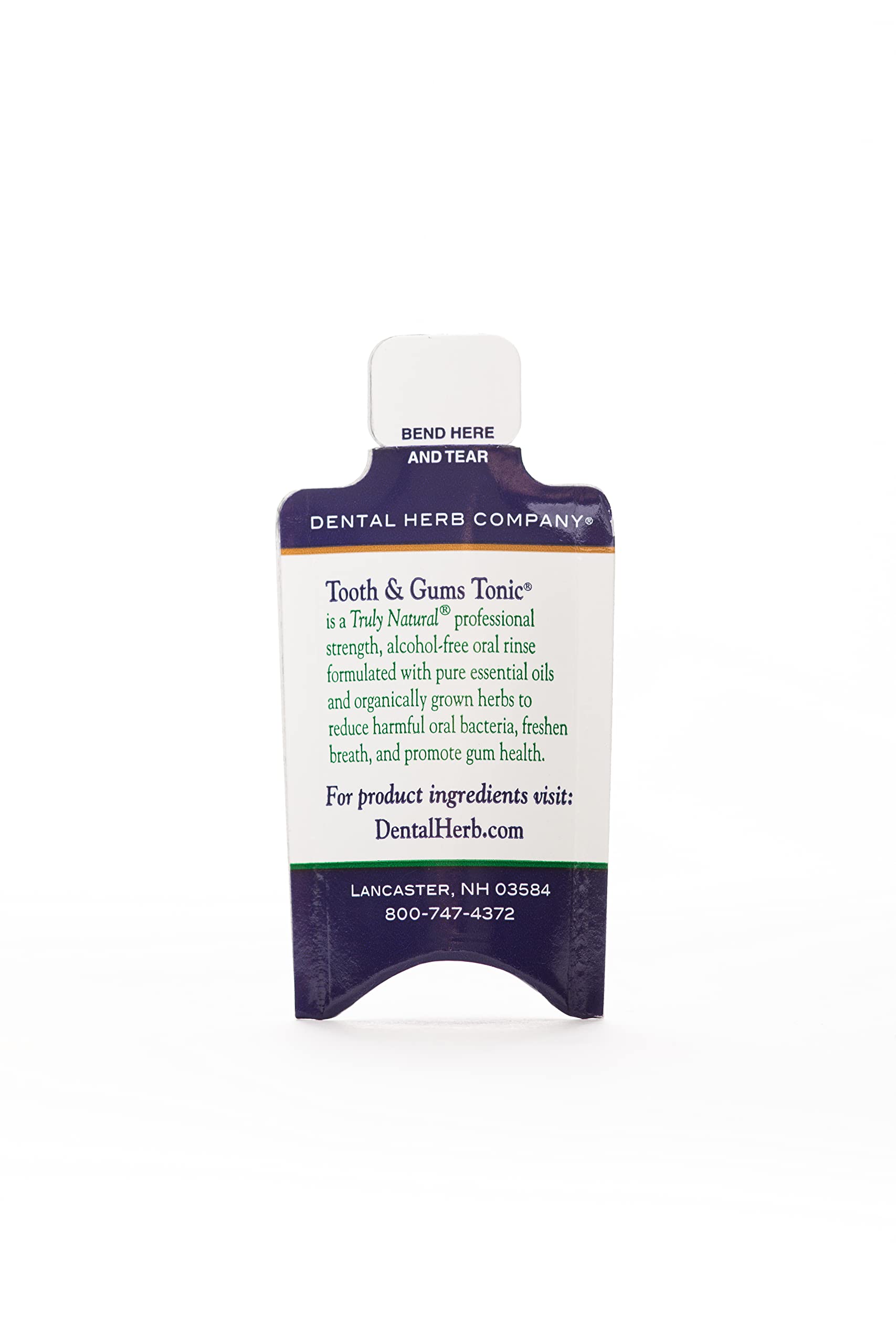 TONIC Traveler Mouthwash Minis (12 Pack) + Bamboo Toothbrush – Natural Alcohol-Free