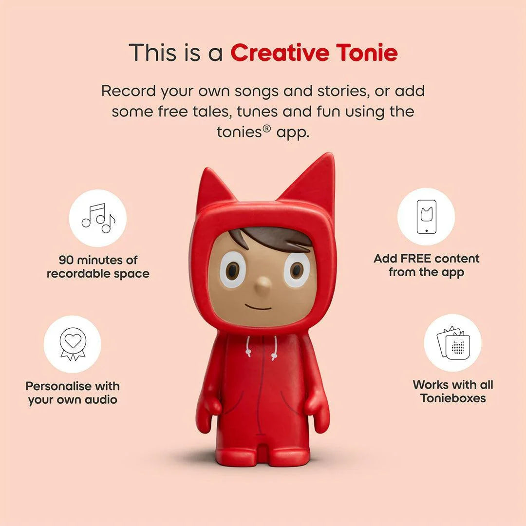 Tonies Toniebox 2 Starter Set with Creative Tonie Rubie - Moon Grey