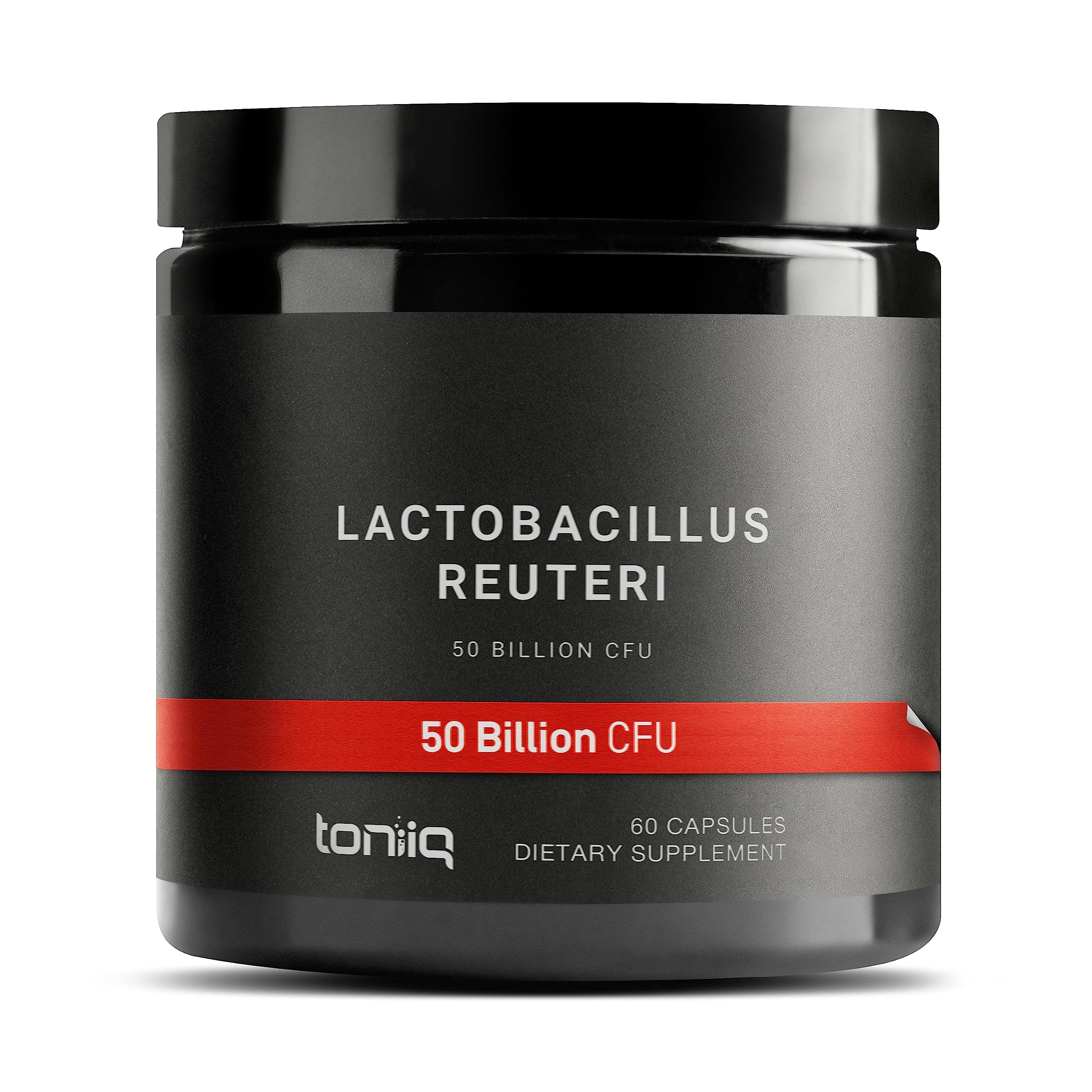 Toniiq 50 Billion CFU Lactobacillus Reuteri Probiotic - 60 Vegetarian Capsules | 60 Servings