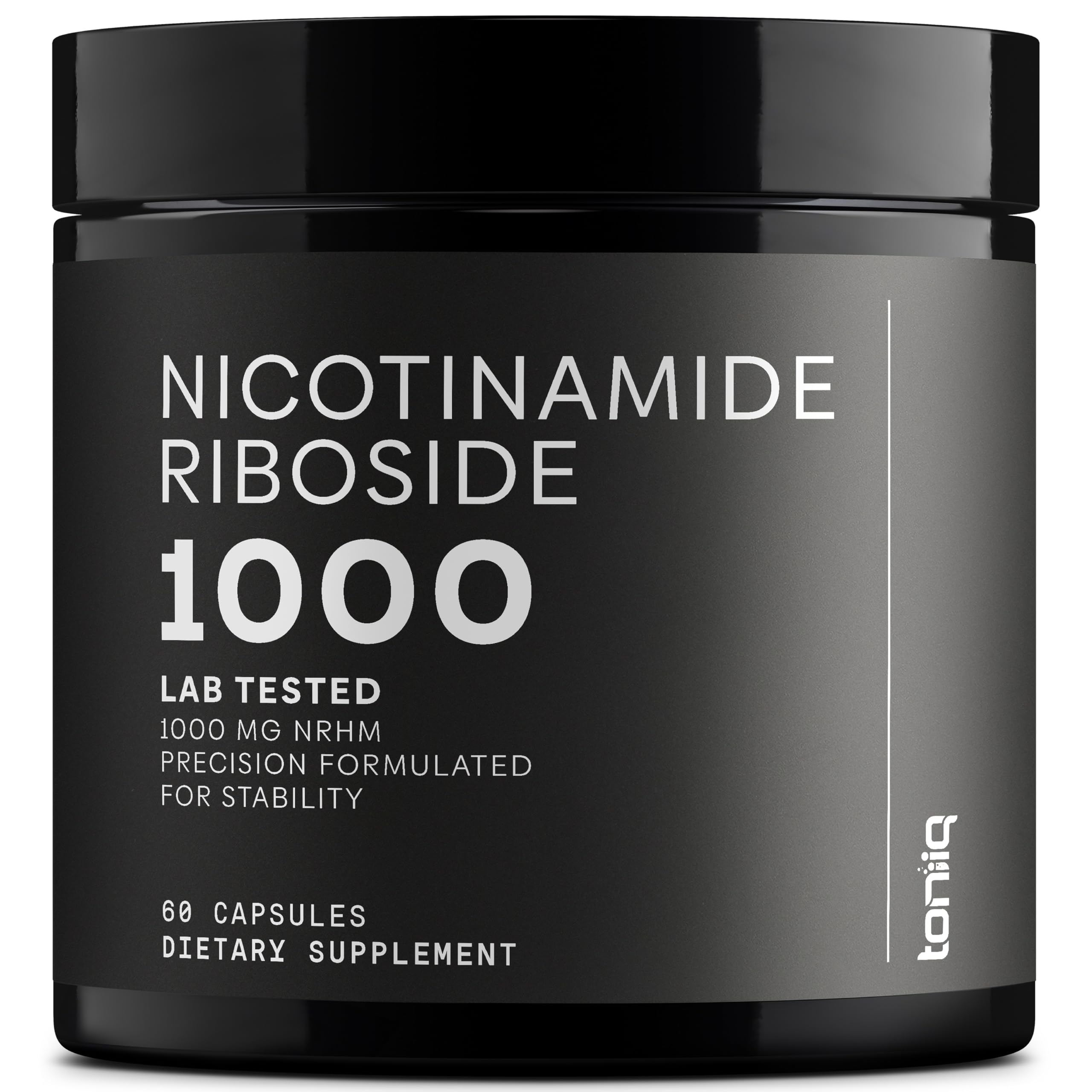 Toniiq Nicotinamide Riboside 1000 mg – High-Potency NR Supplement (60 Veg Capsules) | Third-Party Tested