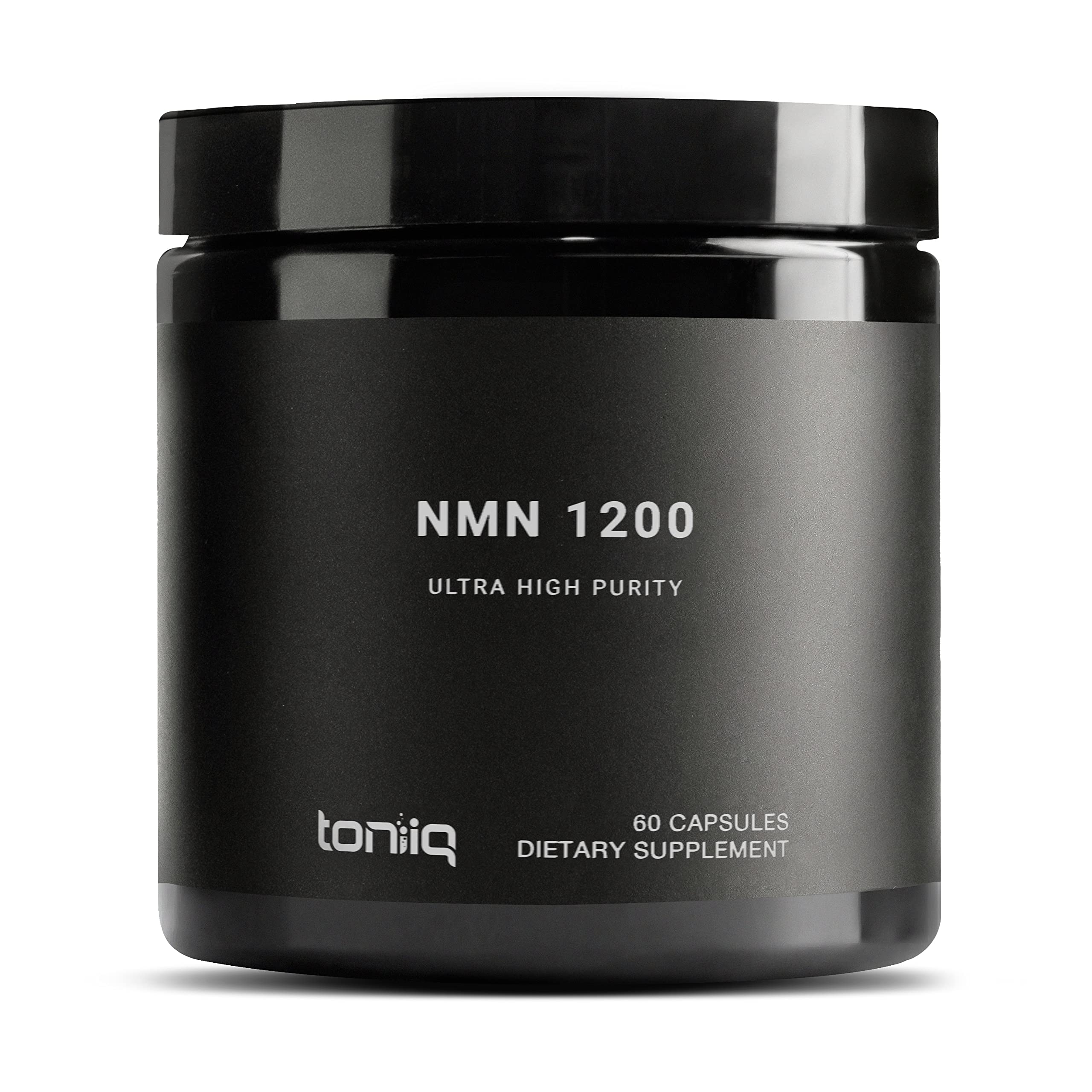 Toniiq NMN 1200mg – Stabilized, 98% Pure, Third-Party Tested, 60 Capsules
