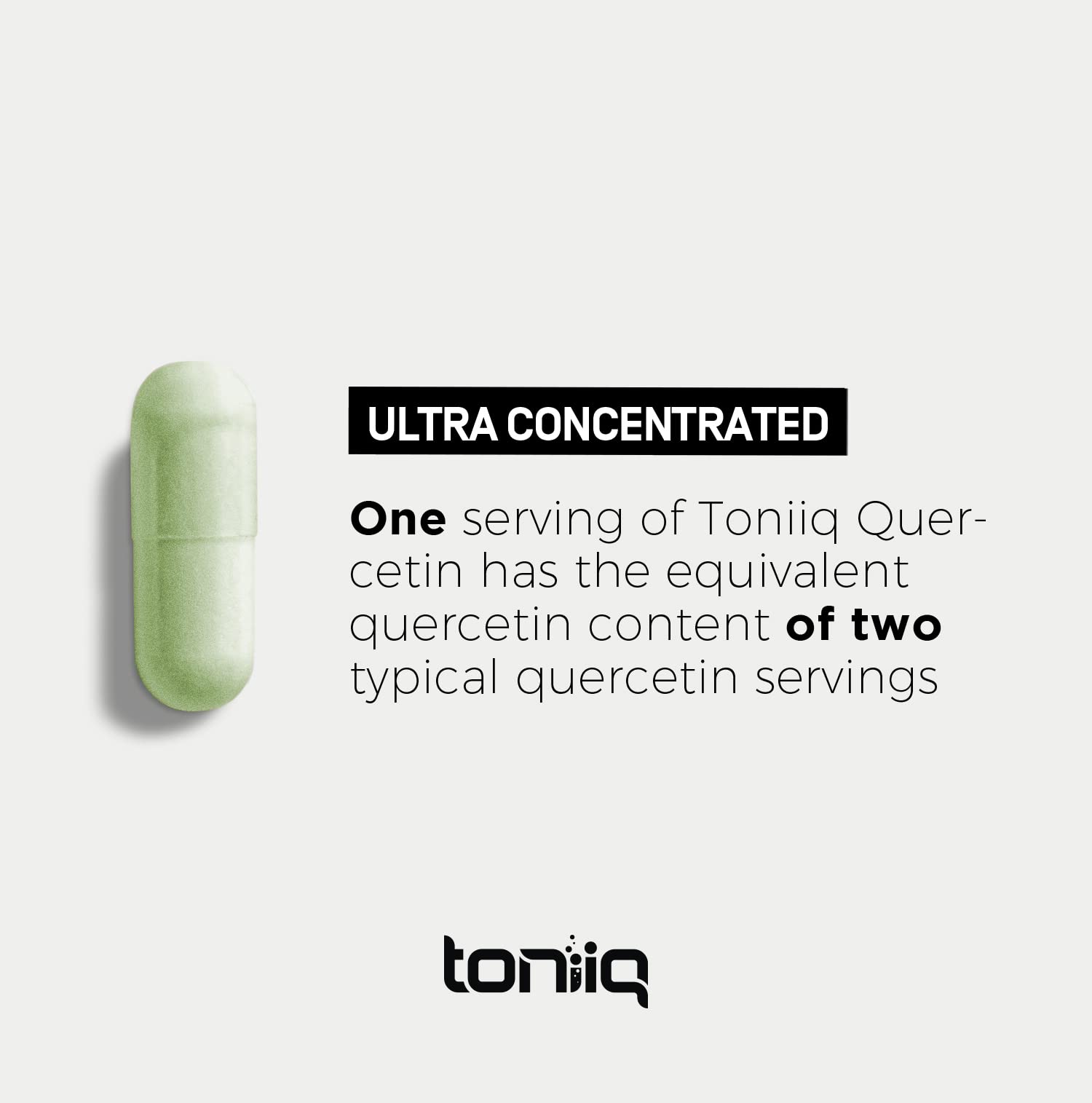 Toniiq Quercetin Capsules 1000mg | 95%+ Pure, Bioavailable Quercetin Supplement | 240 Capsules