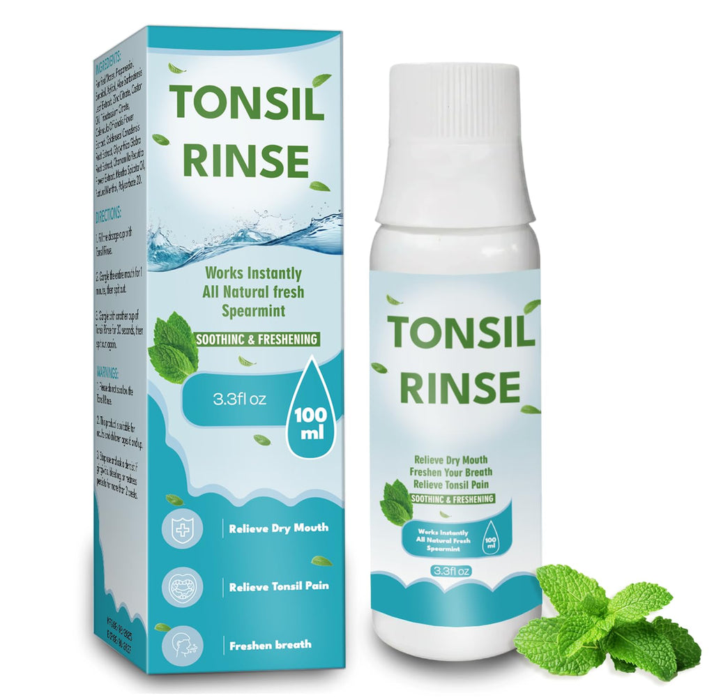 Tonsil Stone Mouthwash – Natural Oral Rinse for Bad Breath & Dry Mouth (100 ml)