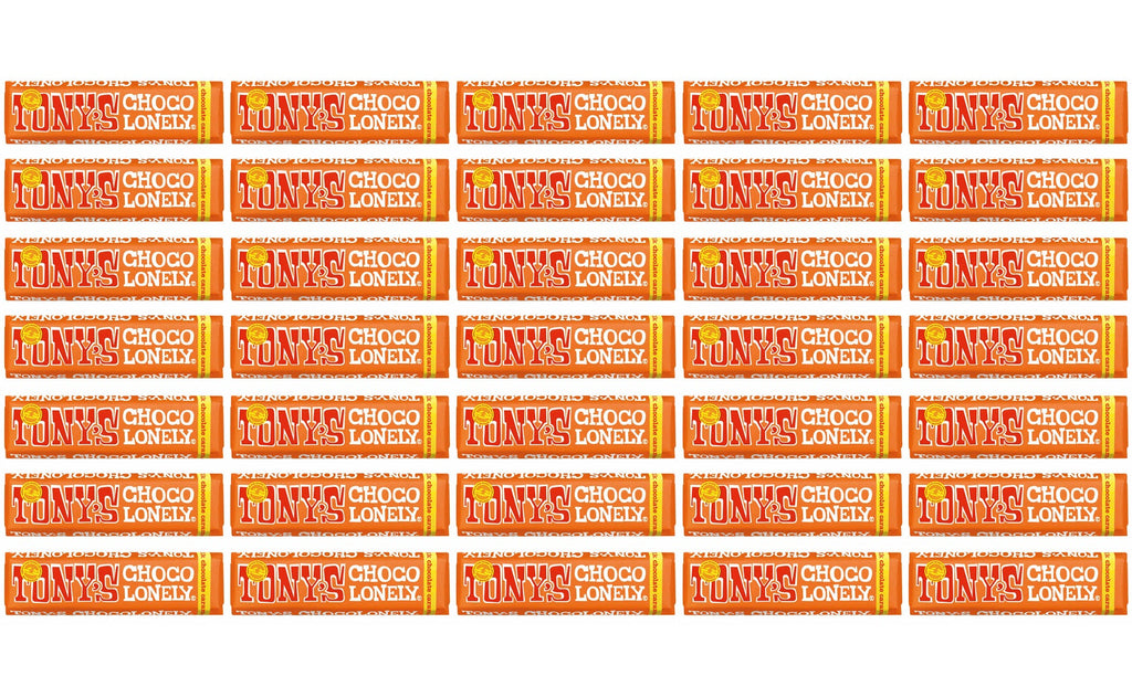 35 x Tonys Chocolonely Milk Chocolate Caramel Sea Salt 35G