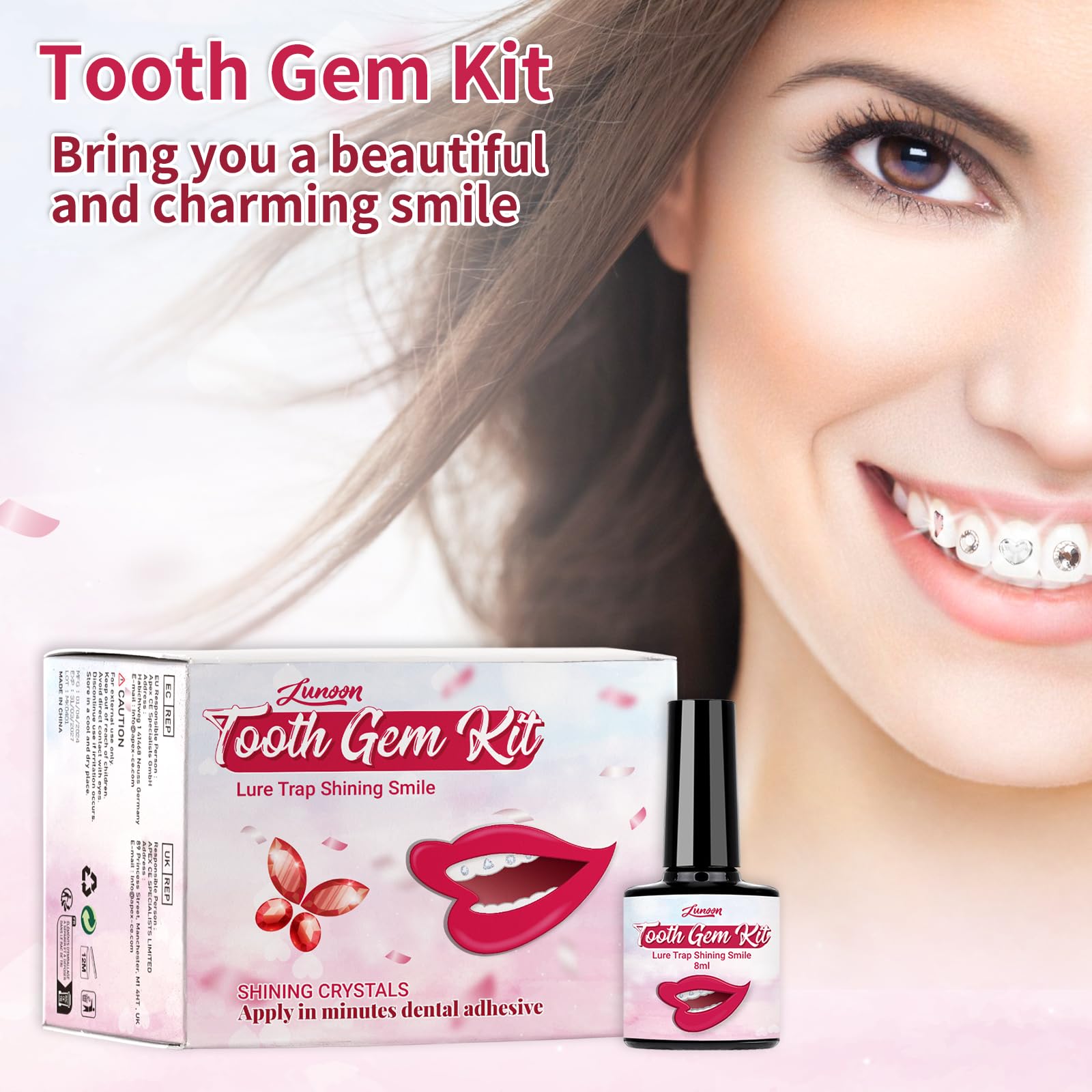 LMDGDS Tooth Gems Kit - DIY Teeth Jewelry for Women & Men