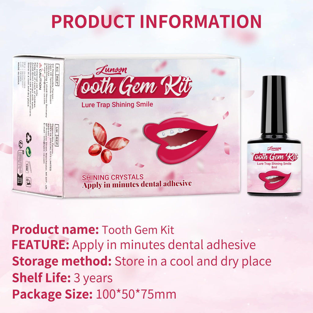 LMDGDS Tooth Gems Kit - DIY Teeth Jewelry for Women & Men