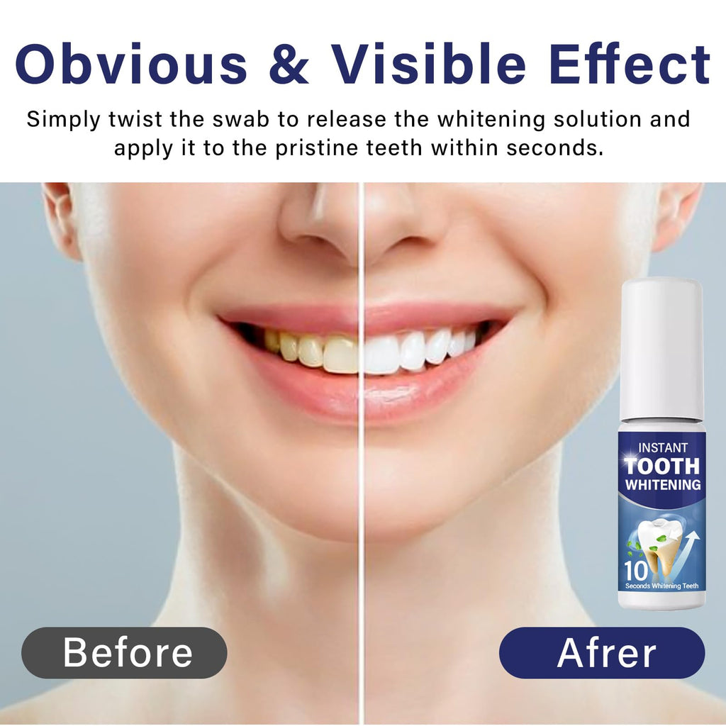 Tooth Paint Teeth Whitening Kit | Simple & Portable White Paint for Teeth - Regain Confident Smile