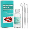Tooth Repair Kit with 4 Dental Tools – Temporary Tooth Replacement, Moldable Fix