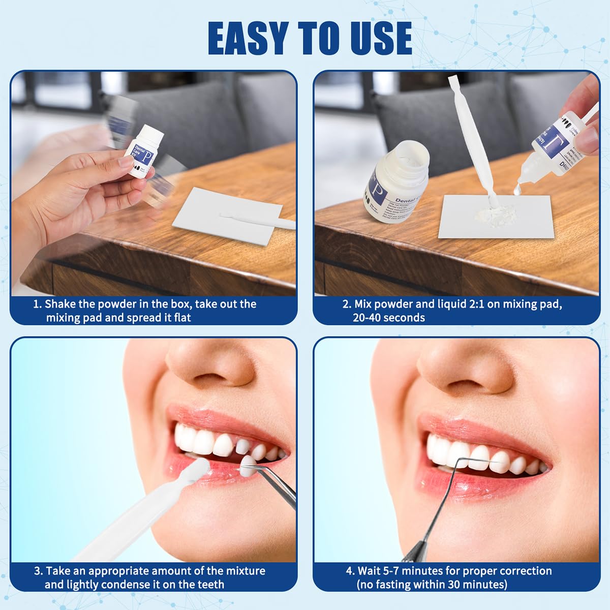 Tooth Repair Kit – Temporary Filling for Missing & Broken Teeth (Men & Women)
