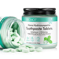 Nano Hydroxyapatite Toothpaste Tablets - Fluoride-Free Whitening, Peppermint