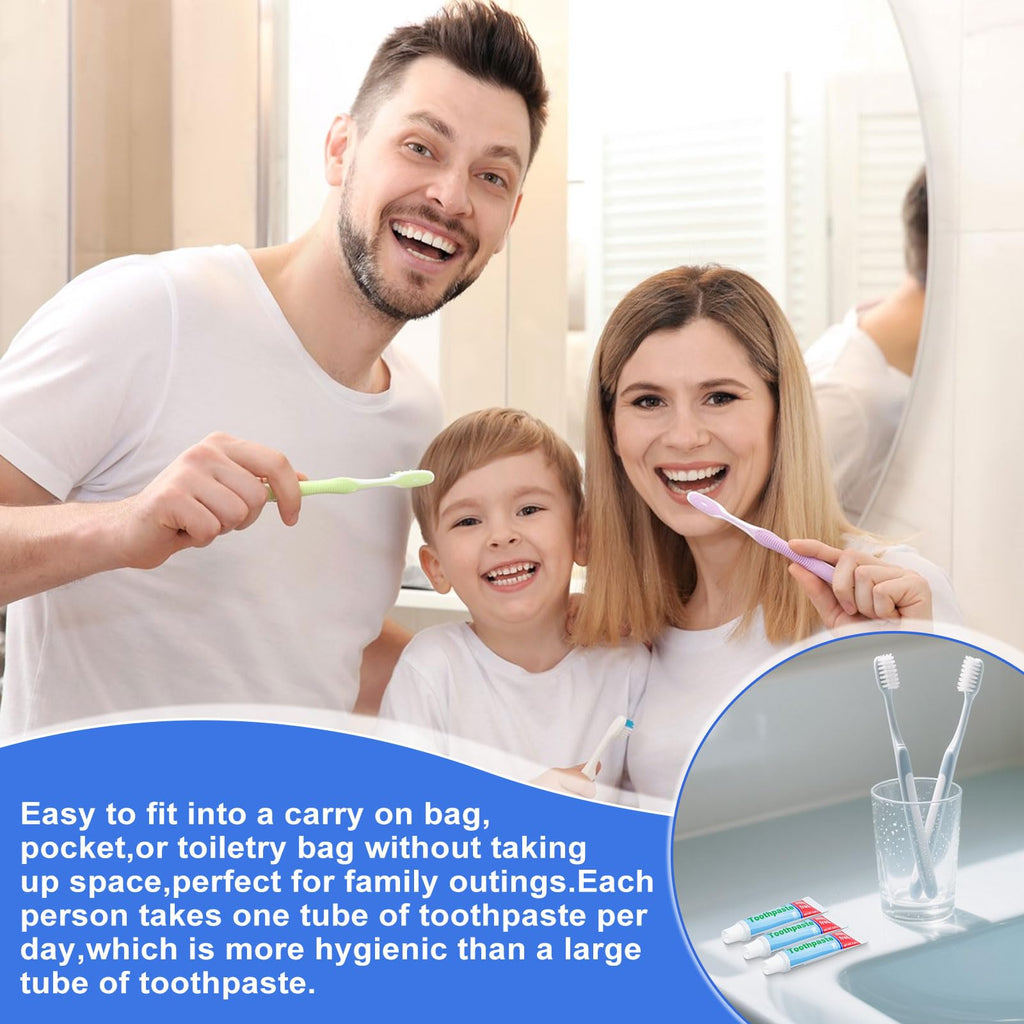 0.28oz Small Toothpaste Travel Size Bulk – Mint Scent, TSA Compliant, 120-Pack