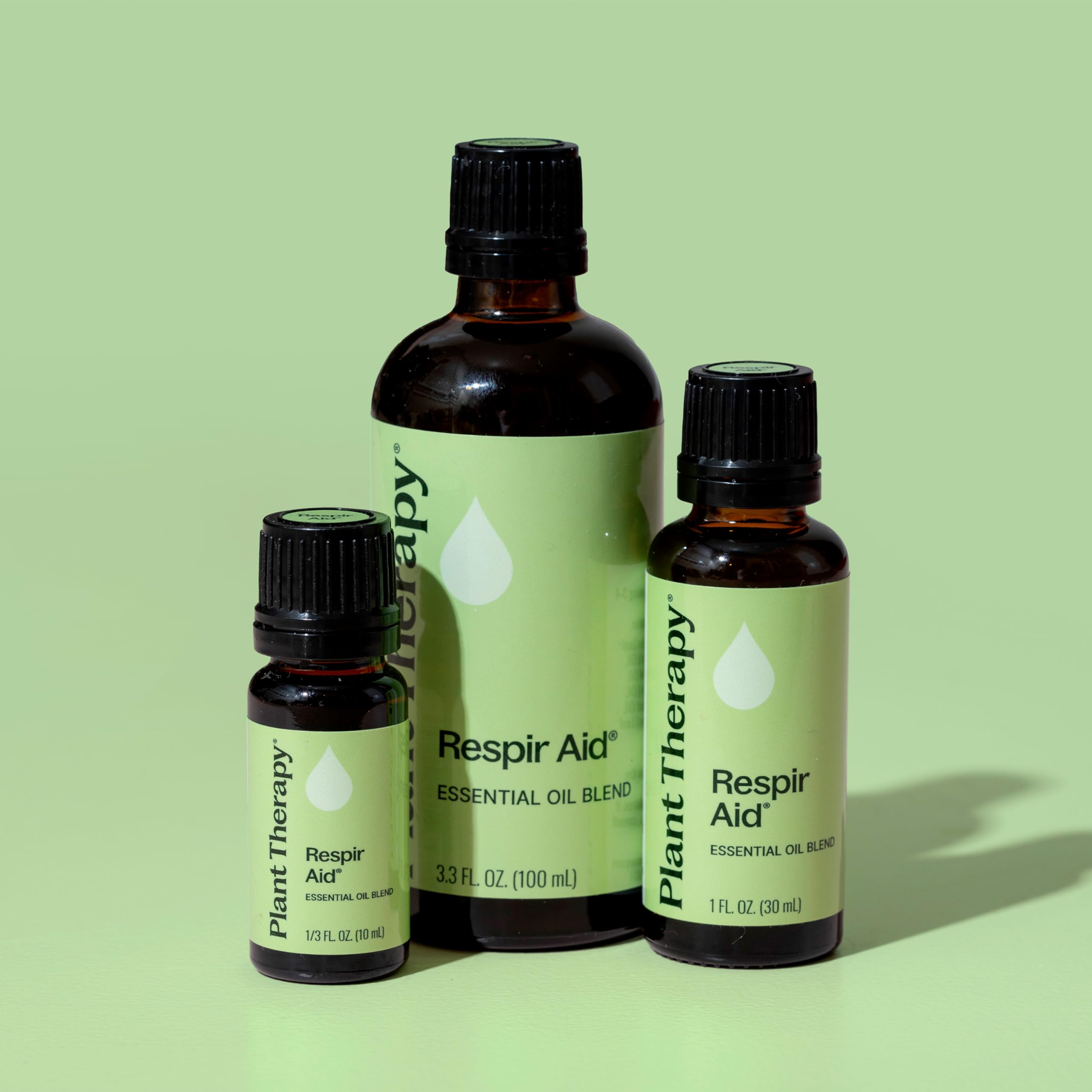 Plant Therapy Respir Aid Essential Oil Blend 10 mL – Sinus, Airway & Congestion Relief (Therapeutic Grade)