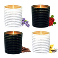 Toptime Scented Candles 4 Pack – Lavender, Vanilla, Rose & Coffee | 22.5 oz Soy Wax Aromatherapy