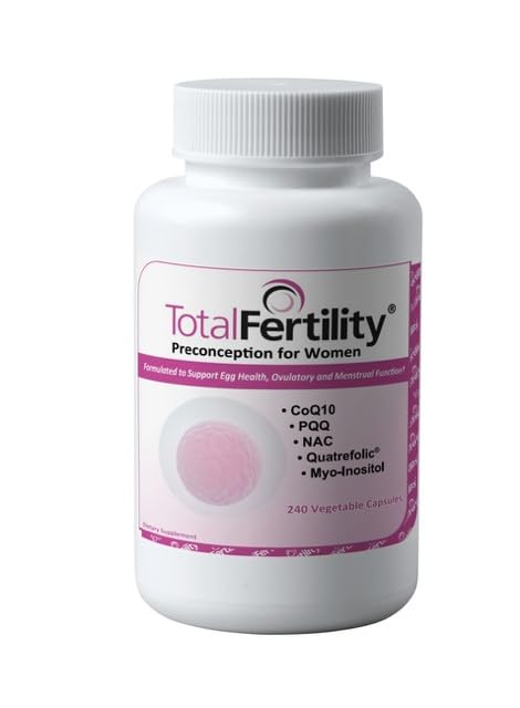Total Fertility Preconception for Women | Egg Health & Ovulatory Support | 240 Capsules