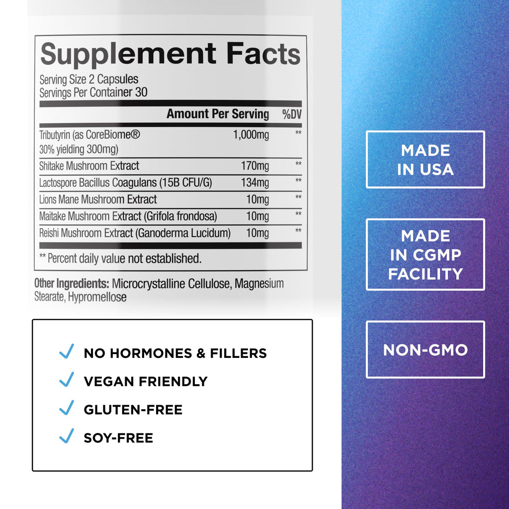 DR. EMIL NUTRITION Total Gut Health Complex – Prebiotic, Probiotic & Postbiotic Digestive Health Supplement | 120 Capsules