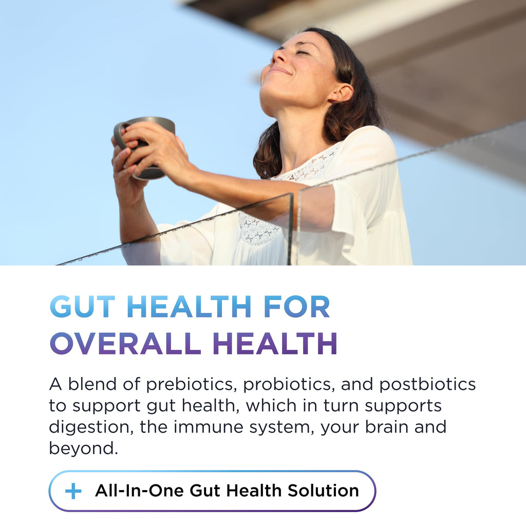 DR. EMIL NUTRITION Total Gut Health Complex – Prebiotic, Probiotic & Postbiotic Digestive Health Supplement | 120 Capsules