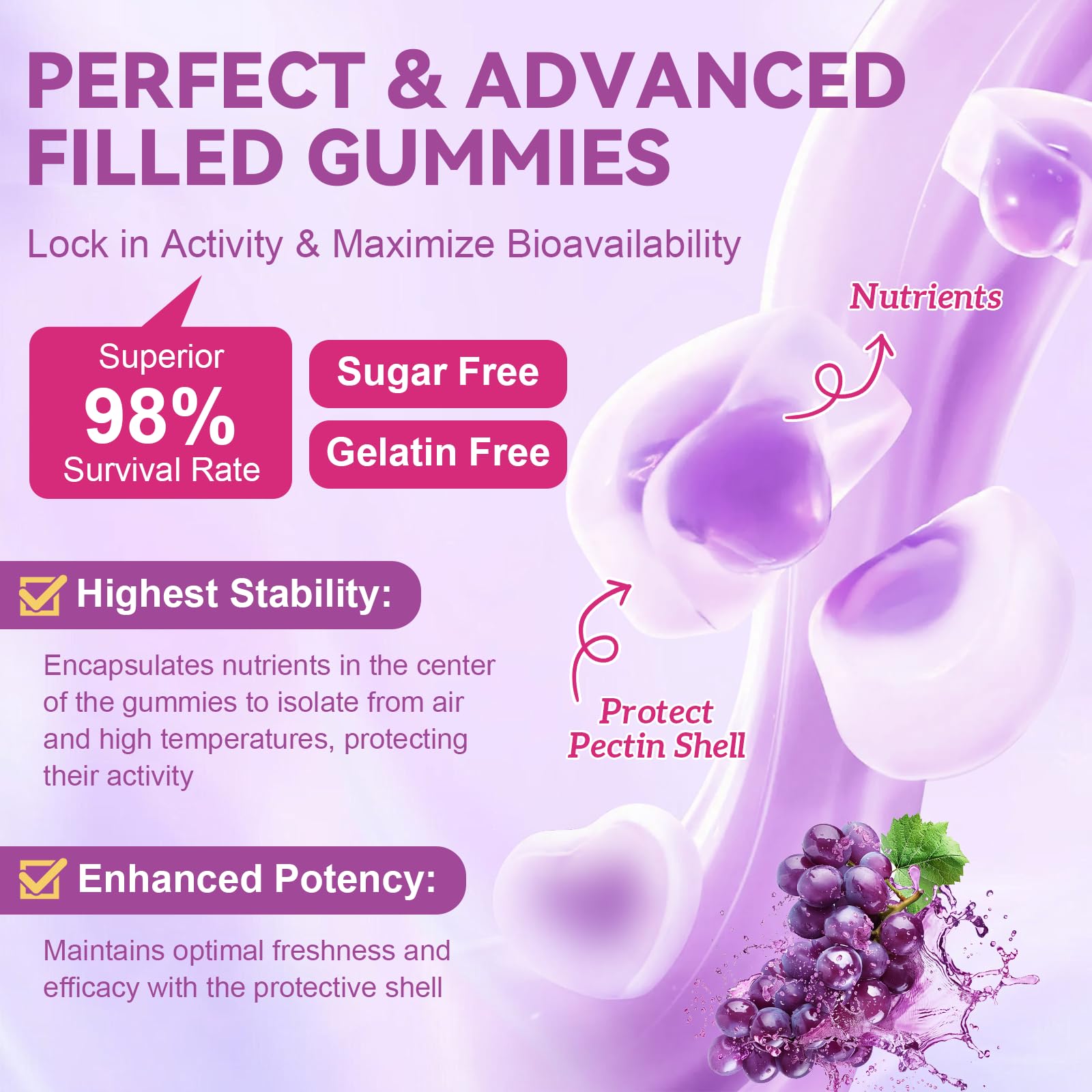 Totaria Sugar Free Calcium Magnesium Zinc Gummies - 1200 mg, 19-in-1 Vegan