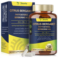 Totaria Citrus Bergamot Supplement for High Cholesterol | Italian Bergamot, Plant Sterols & Stanols | Vegan & Non-GMO | 120 Counts