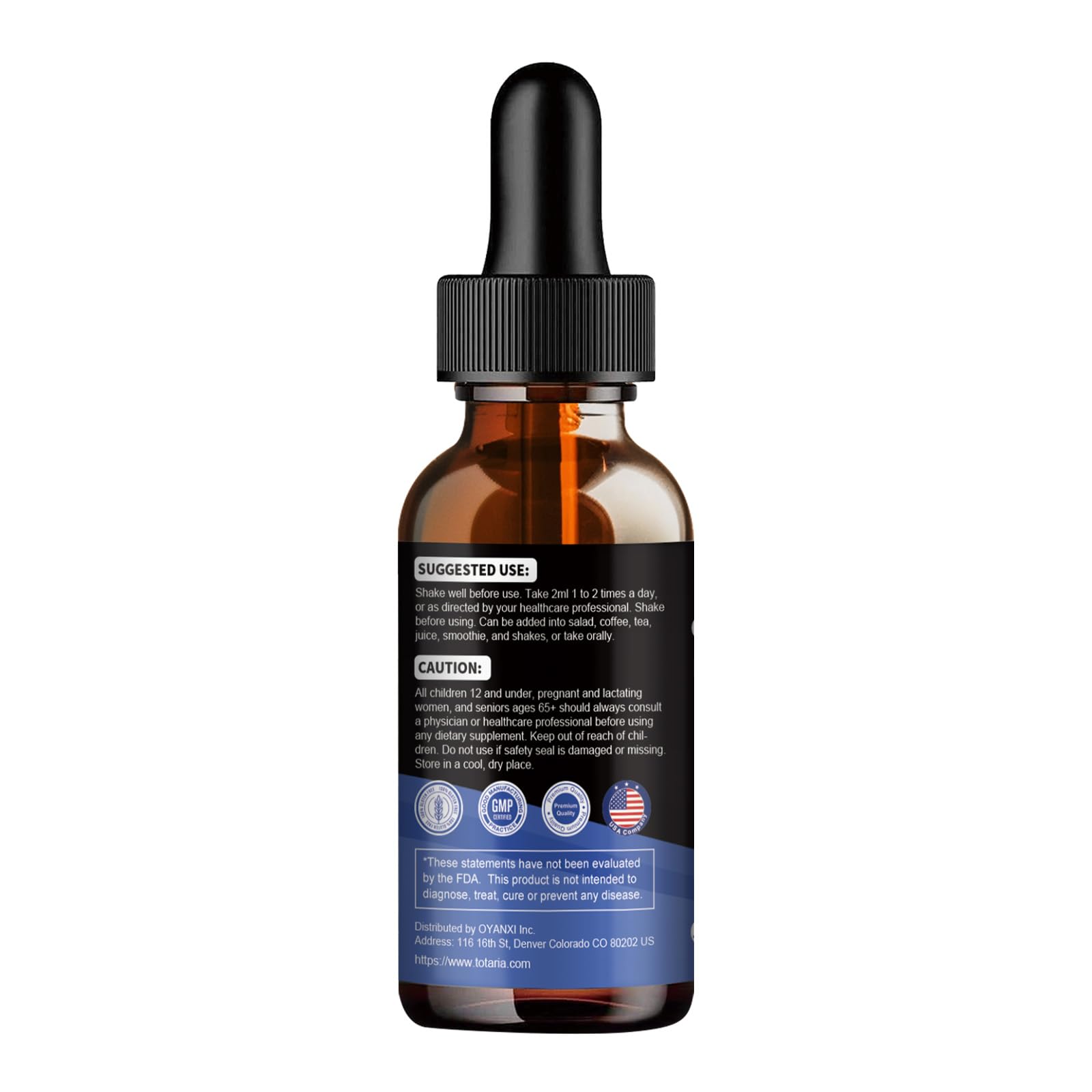 Totaria Cortisol Drops – Hormone Balance for Women & Men | Magnesium, Ashwagandha, L-Theanine