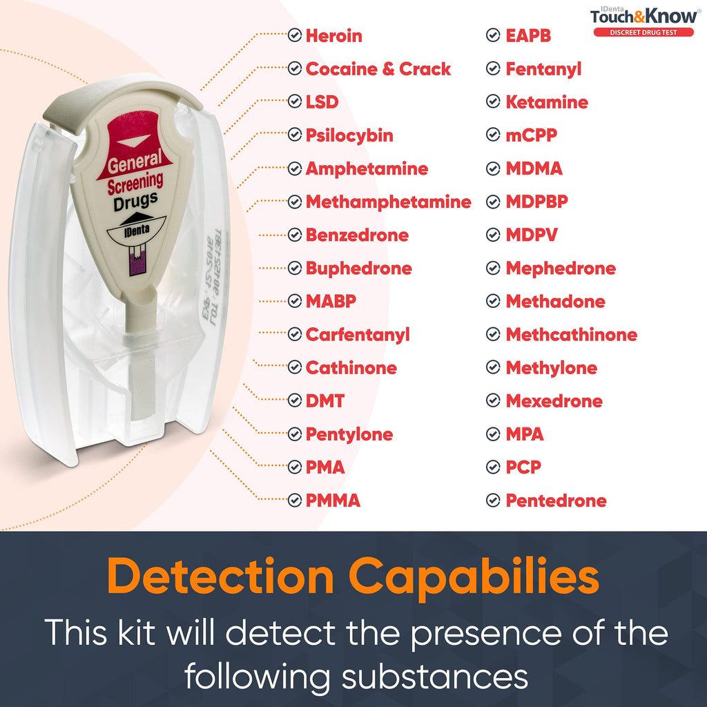 Touch&Know Multi Drug Test Kit – Instant Home Screening for 30 Substances