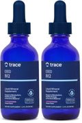 Trace Minerals Liquid Ionic B12 1000 mcg | Pack of 2 (2 fl oz each) | Full Spectrum Ionic Minerals