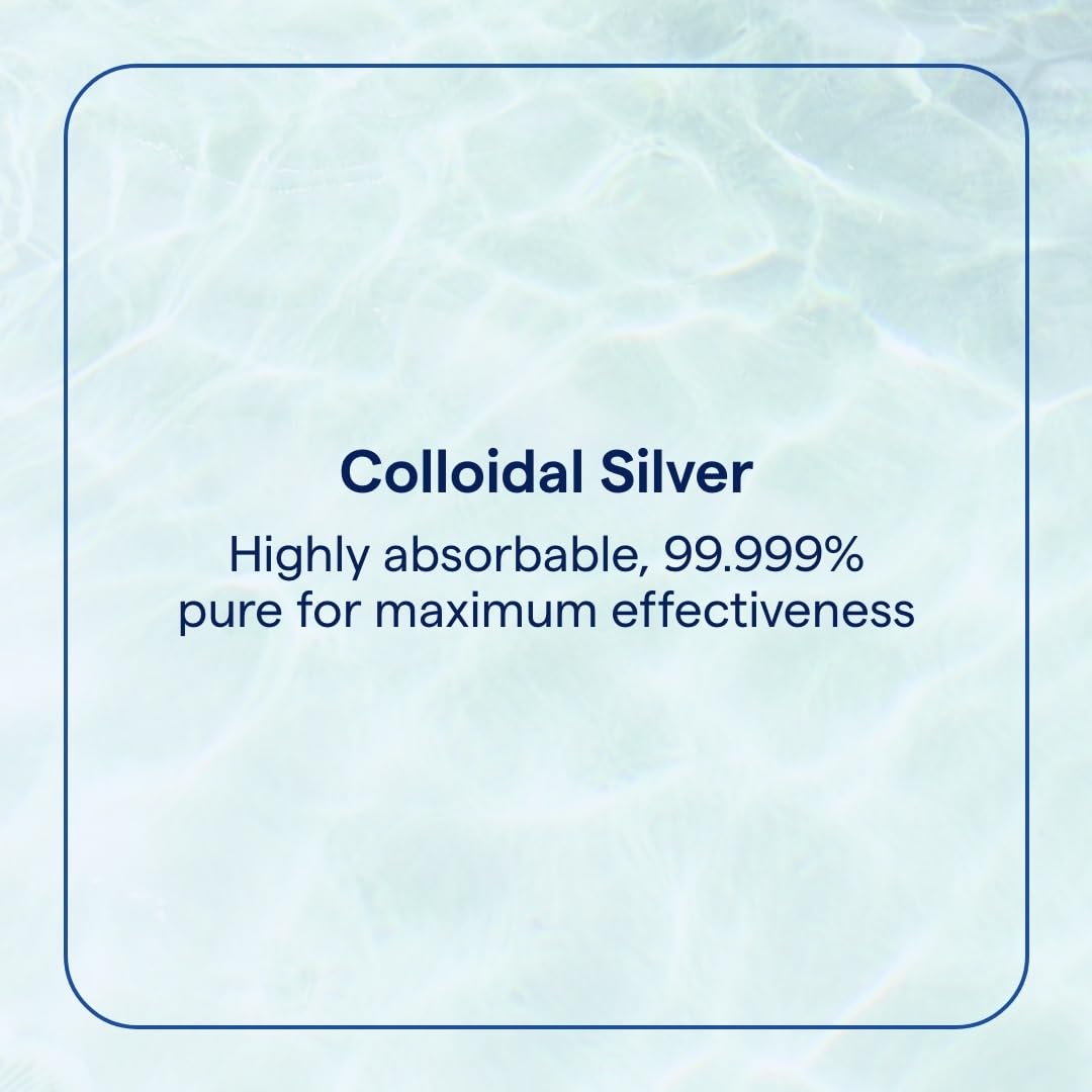 Trace Minerals Colloidal Silver Liquid – 30 PPM Safe Dose, 4 oz Bottle, Vegan, 99.99% Pure