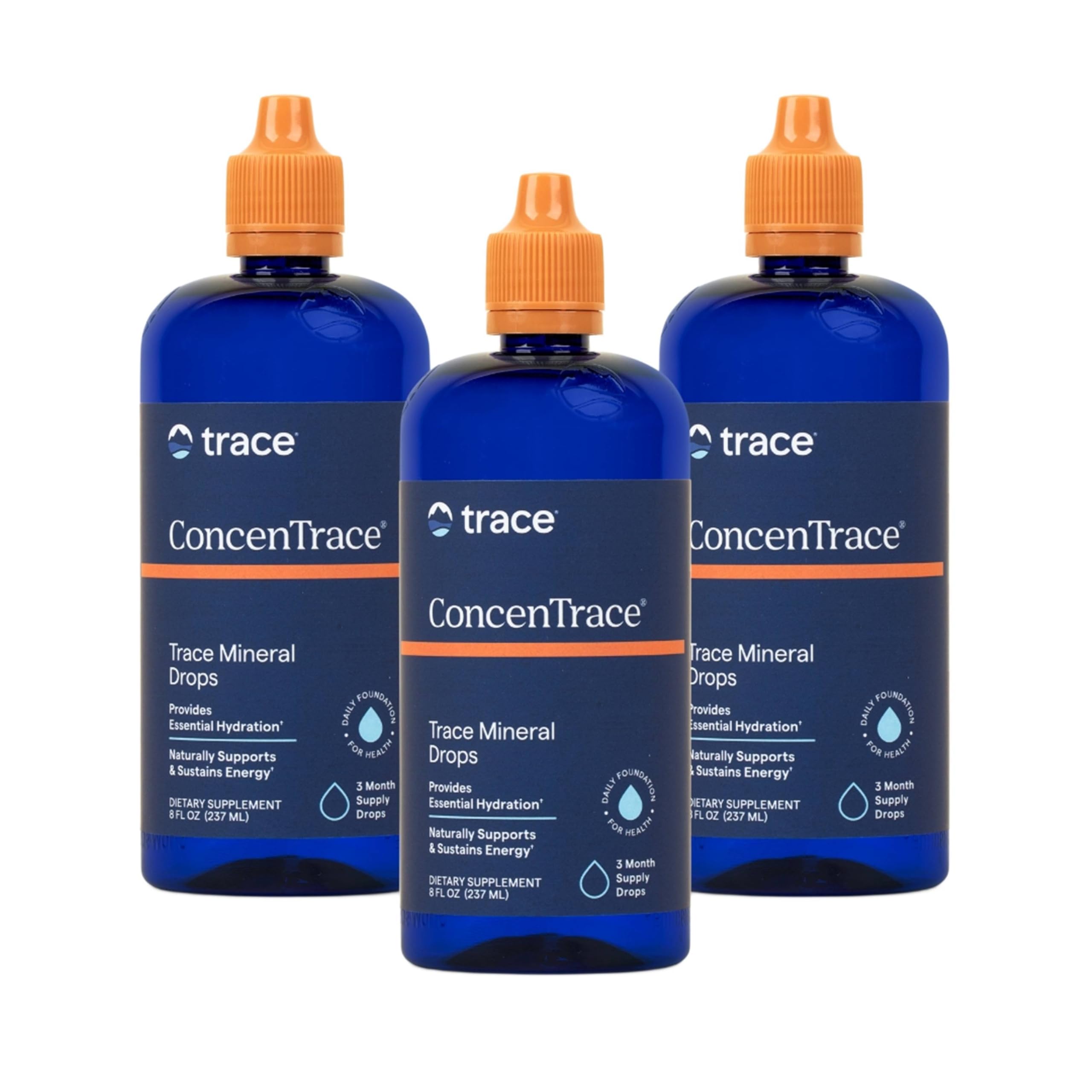 Trace Minerals ConcenTrace Drops | 70+ Ionic Minerals for Energy, Digestion & Hydration