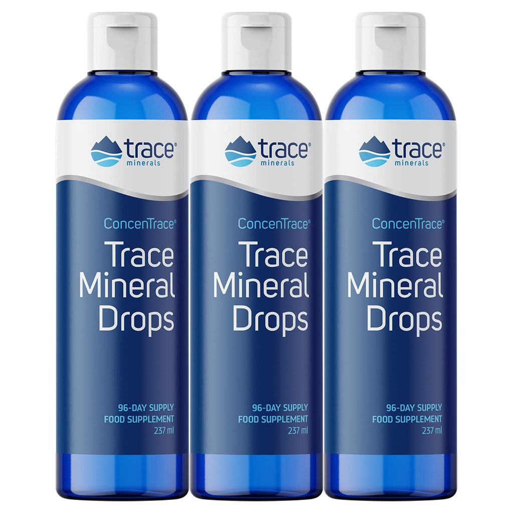 Trace Minerals ConcenTrace Drops | 70+ Ionic Minerals for Energy, Digestion & Hydration