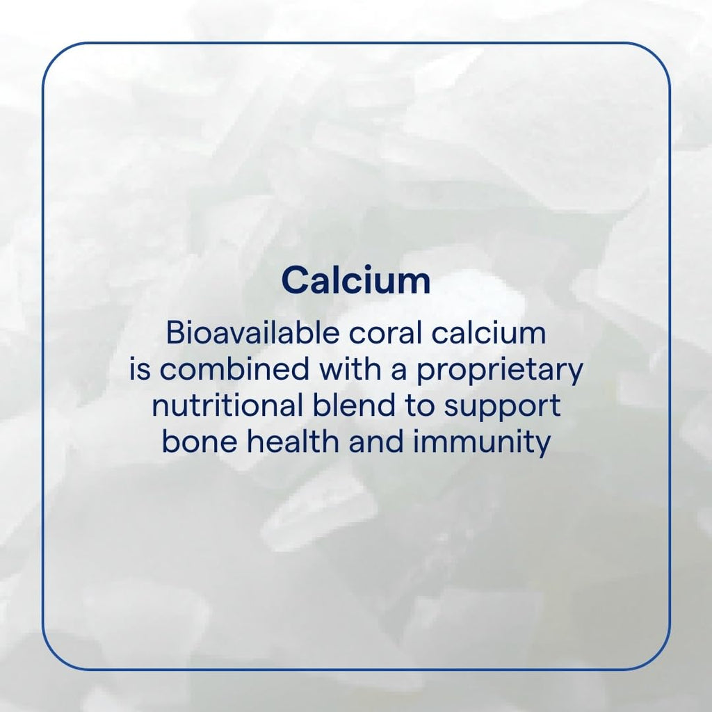 Trace Minerals Coral Calcium - Dietary Supplement for Immune & Bone Health | 60 Vegetarian Caps (30 Servings)