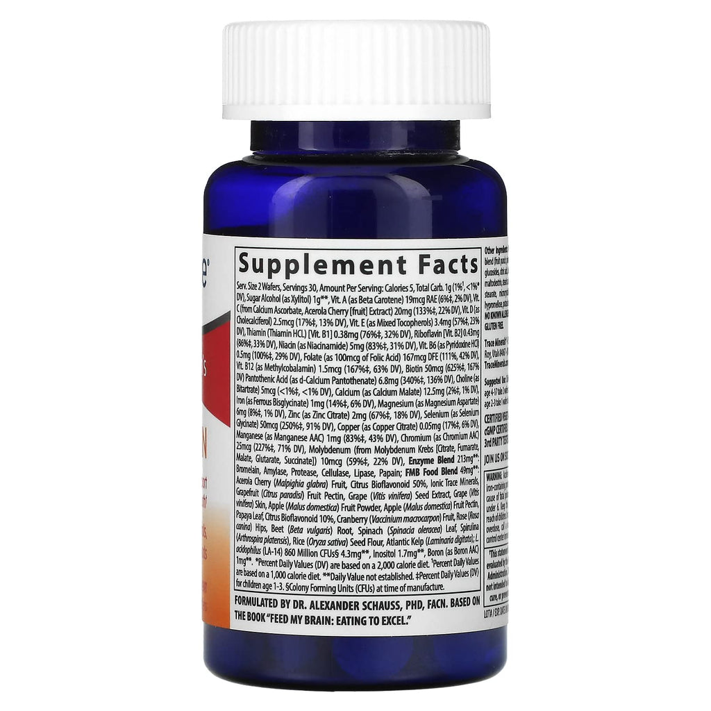 Trace Minerals Feed My Brain Kids – Brain Support Multivitamin (Fruit Punch)