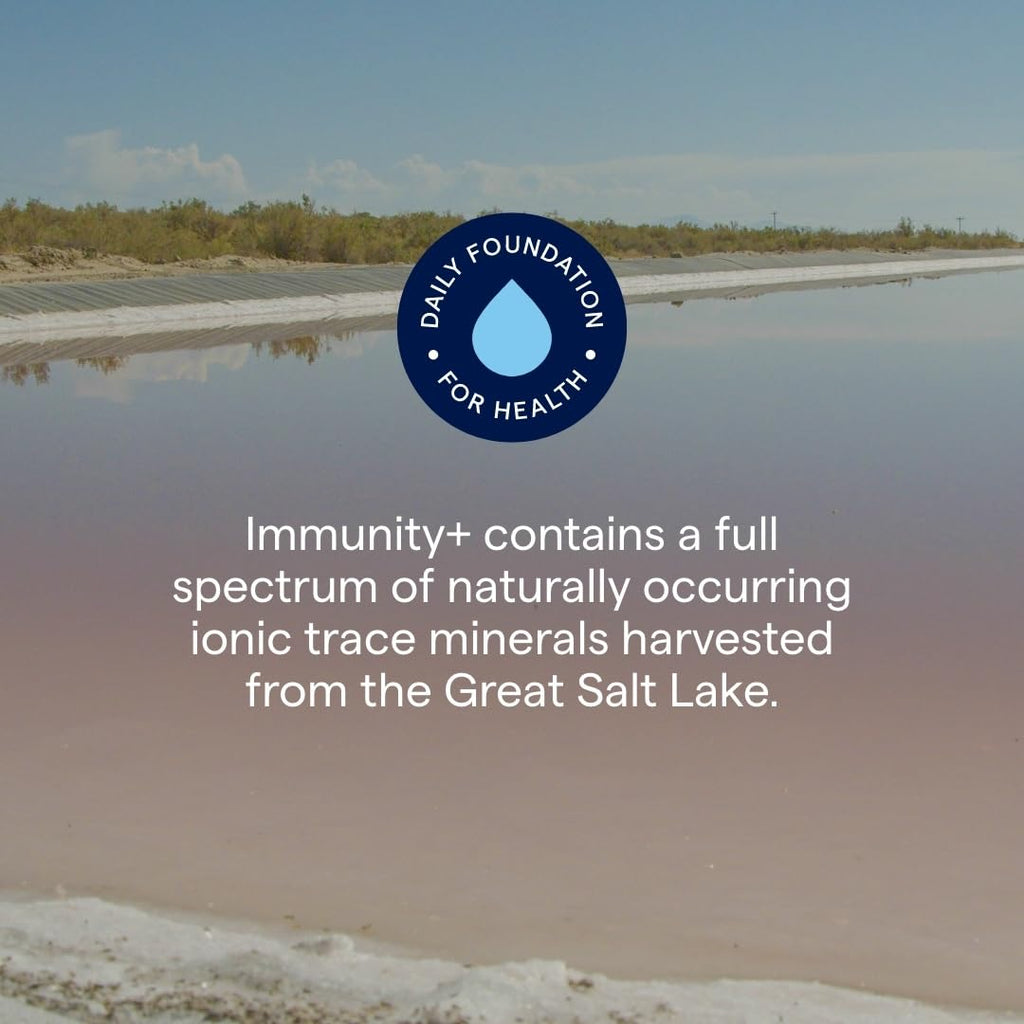 Trace Minerals Immunity Plus Daily Liquid Immune Support with Elderberry & Zinc