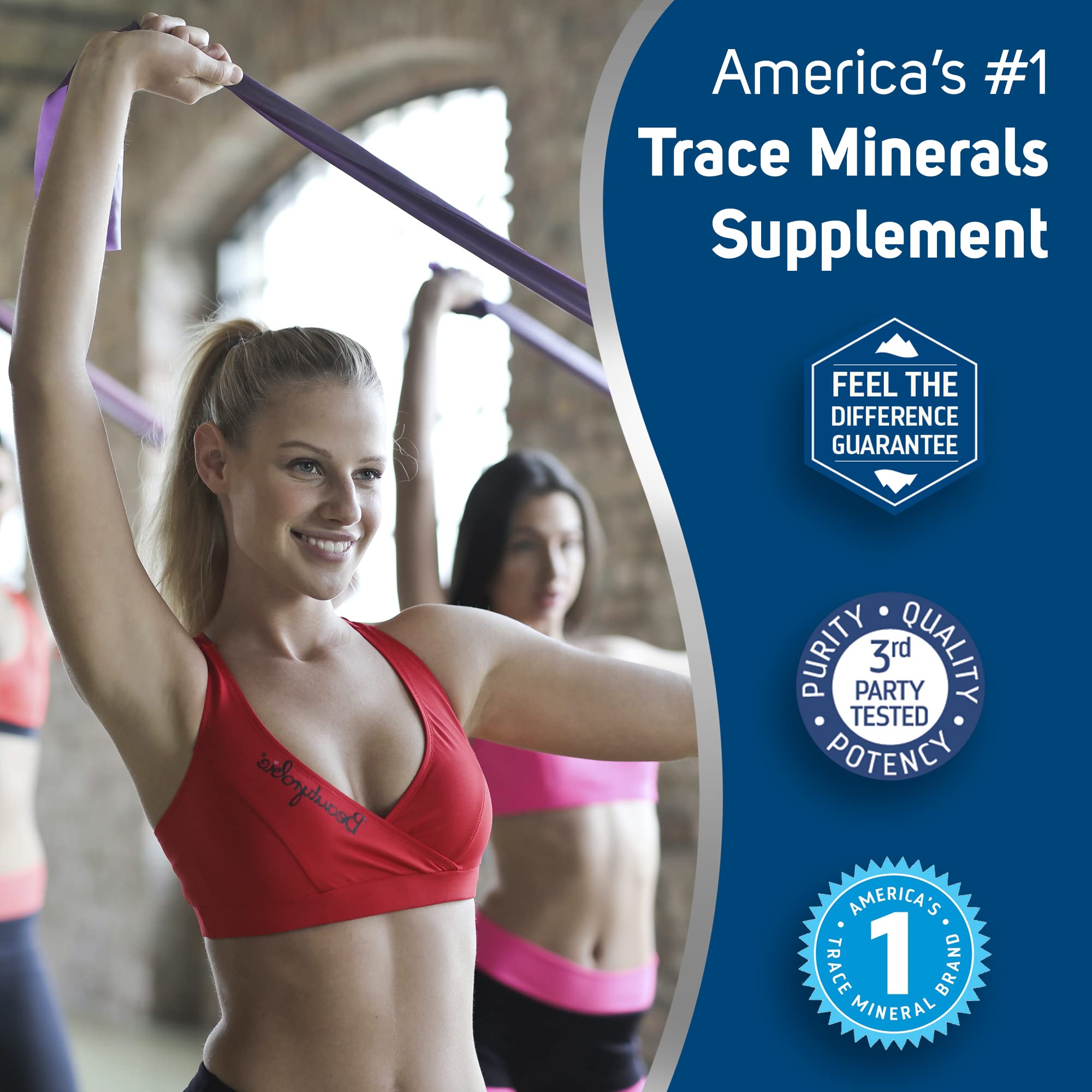 Trace Minerals Ionic Iron 22mg – Energy Support Liquid Supplement with Magnesium (2 Pack, 92 Servings, Gluten-Free)