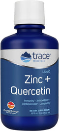 Trace Minerals Liquid Zinc Plus Quercetin - Immune & Digestive Health