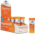 Trace Minerals Magnesium Effervescent – Supports Cardiovascular Health, Bone & Circulation – Orange, 8 Tubes (80 Servings)