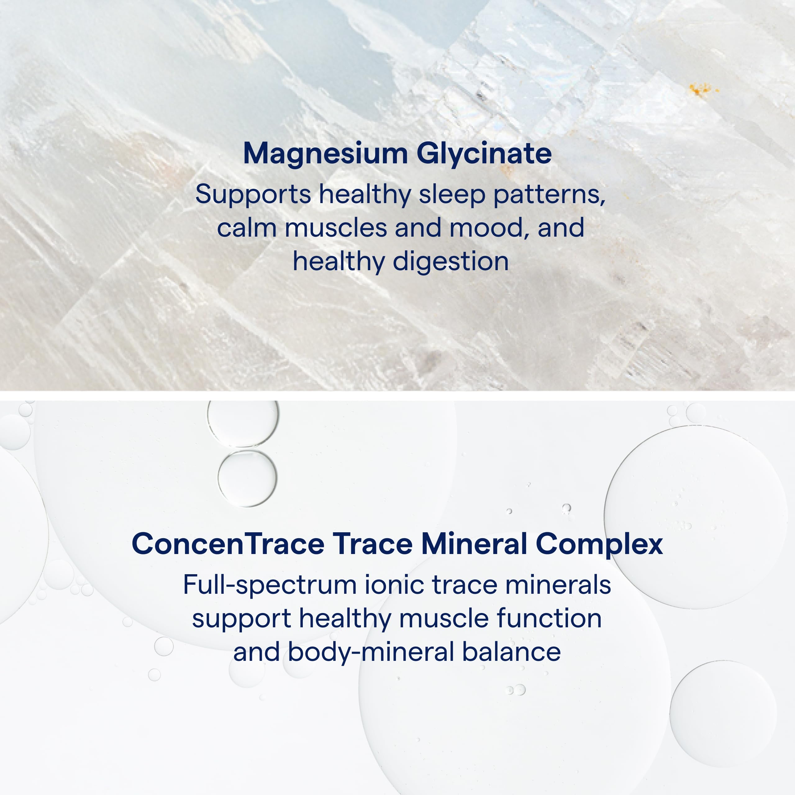 Trace Minerals Magnesium Glycinate – Bedtime Sleep Support, Mixed Berry Lemonade, 30 Servings