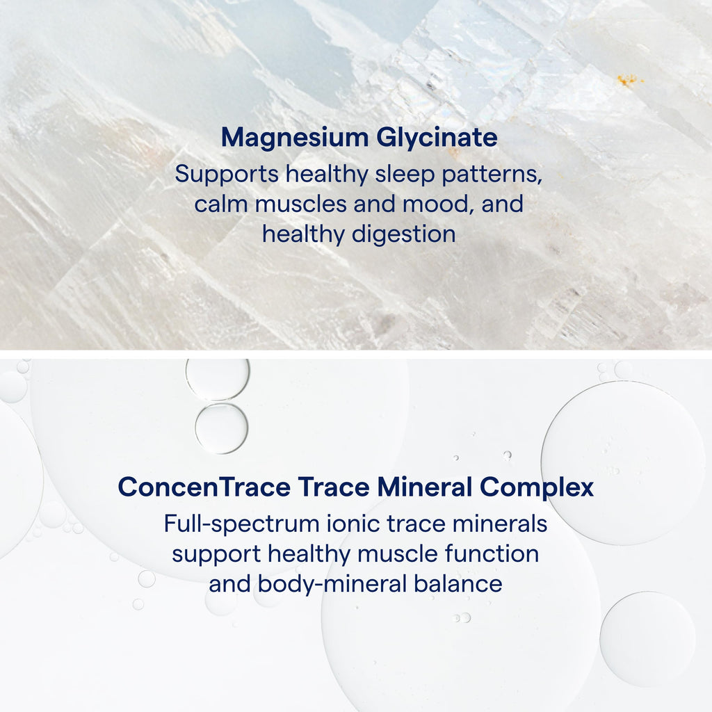Trace Minerals Magnesium Glycinate – Bedtime Sleep Support Powder (Orange Dream) – Travel-Friendly Stick Packs, 30 Servings