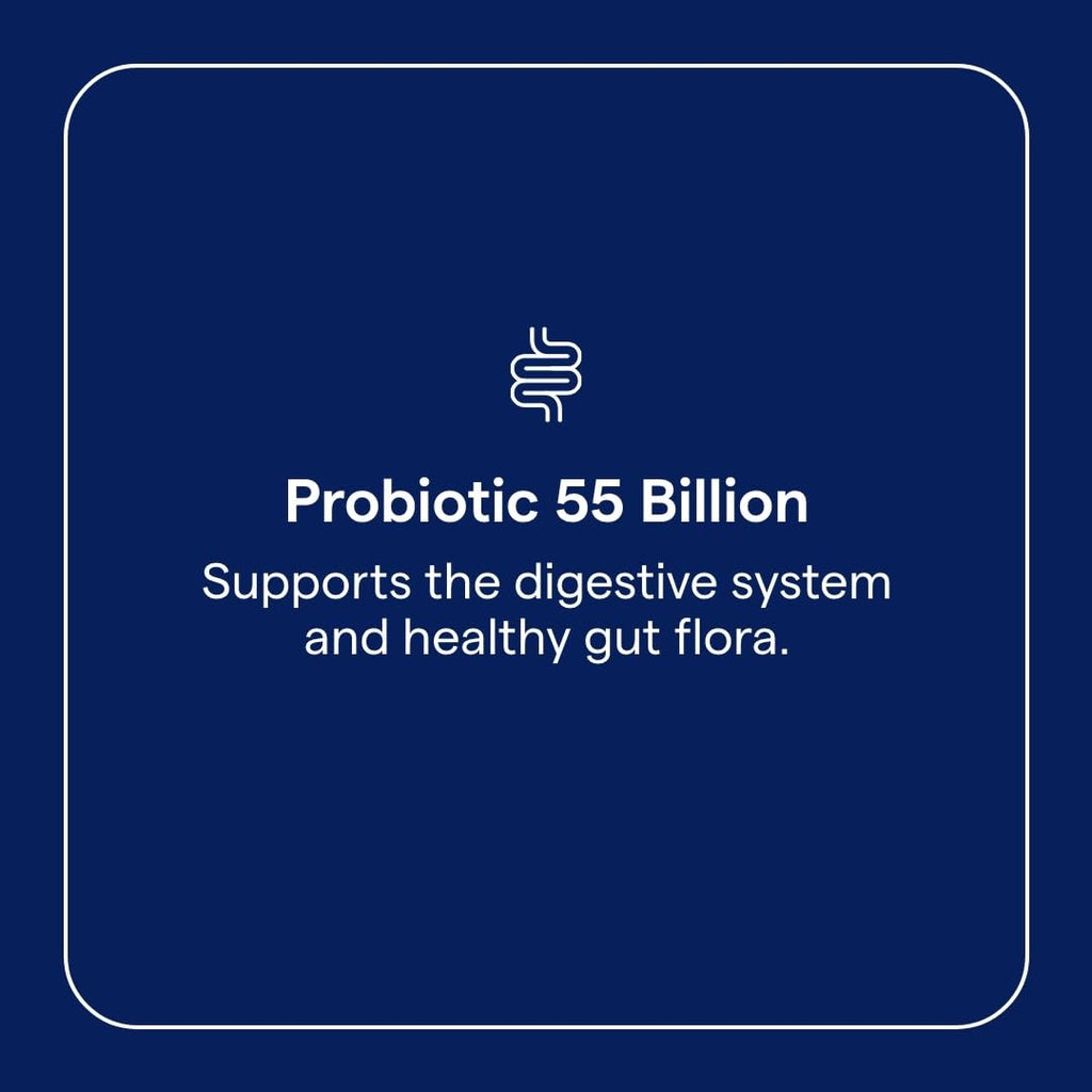 Trace Minerals Probiotic 55 Billion – High-Potency, Delayed-Release, Gluten-Free (30 Servings)